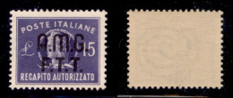 Trieste  - Trieste AMG FTT - 1949 - 15 Lire Recapito (3) - Gomma Integra - Autres & Non Classés