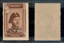 Corpo Polacco - 1946 - 5  Zloty Su 2 (1 - Aerea) - Gomma Integra (187) - Autres & Non Classés