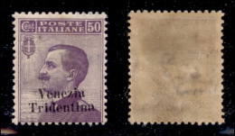 Occupazioni I Guerra Mondiale - Trentino-Alto Adige - 1918 - 50 Cent Michetti (26) - Gomma Originale - Altri & Non Classificati
