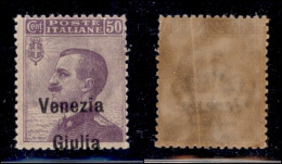 Occupazioni I Guerra Mondiale - Venezia Giulia - 1918 - 50 Cent Michetti (27 Varietà) Con Soprastampa In Basso - Gomma I - Sonstige & Ohne Zuordnung