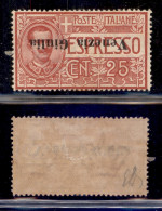 Occupazioni I Guerra Mondiale - Venezia Giulia - 1919 - 25 Cent (1a) Con Soprastampa Capovolta - Gomma Originale - Diena - Otros & Sin Clasificación