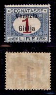 Occupazioni I Guerra Mondiale - Venezia Giulia - 1918 - 1 Lira Segnatasse (7) - Gomma Originale - Sonstige & Ohne Zuordnung