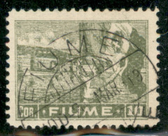 Occupazioni I Guerra Mondiale - Fiume - 1919 - 10 Corone Veduta (A48) - Usato - Sonstige & Ohne Zuordnung