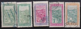 Madagascar   .  Y&T   .    5 Timbres    .      O     .     Oblitéré - Oblitérés