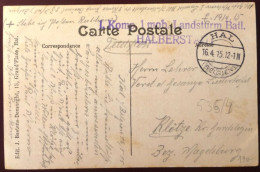 Belgique, Cachet HAL (BELGIEN) 16.4.1915 Sur CPA - (N374) - Otros & Sin Clasificación