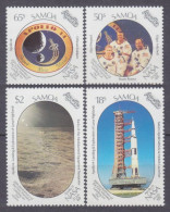 1989 Samoa 685-688 25 Years Of Apollo 11 Moon Landing - Oceanía