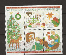 1989 MNH Sweden, Mi 1576-81 Postfris** - Unused Stamps