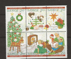 1989 MNH Sweden, Mi 1576-81 Postfris** - Nuevos