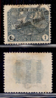 Occupazioni I Guerra Mondiale - Fiume - 1921 - 1 Lira Costituente (171nc) Usato - A In Alto - Non Quotato - Autres & Non Classés