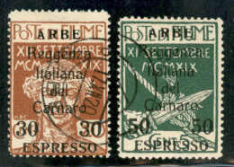 Occupazioni I Guerra Mondiale - Arbe - 1920 - Espressi (1/2) - Serie Completa - Usati - Other & Unclassified