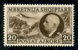 Occupazioni II Guerra Mondiale - Albania - 1939 - 20 Qind Posta Aerea (4) - Gomma Integra - Sonstige & Ohne Zuordnung