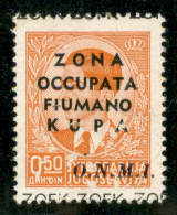 Occupazioni II Guerra Mondiale - Zona Fiumano Kupa - 1941 - 50 Para (32 C) - ONMI A Destra - Abrasioni Al Recto Tipiche  - Other & Unclassified