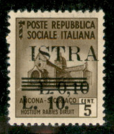 Occupazioni Straniere Di Territori Italiani - Occupazione Jugoslava - Istria - 1945 - 10 Lire Su 10 Cent Su 5 Cent (39)  - Altri & Non Classificati