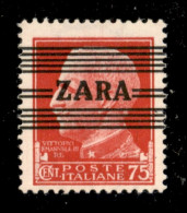 Occupazioni Straniere Di Territori Italiani - Occupazione Tedesca - Zara - 1943 - 75 Cent (25/III) - Seconda A Stretta - - Otros & Sin Clasificación