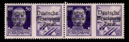 Occupazioni Straniere Di Territori Italiani - Occupazione Tedesca - Zara - 1943 - 50 Cent Marina (20/I+20/II) - Coppia O - Altri & Non Classificati