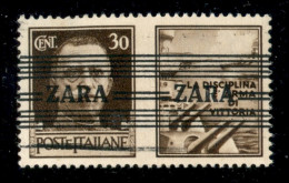 Occupazioni Straniere Di Territori Italiani - Occupazione Tedesca - Zara - 1943 - 30 Cent Marina (31/I) - Tratto Tipogra - Andere & Zonder Classificatie