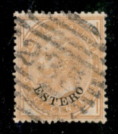 Uffici Postali All'Estero - Levante - Emissioni Generali - 1874 - 10 Cent Estero (4) Usato - Ottimamente Centrato - Otros & Sin Clasificación