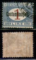 Uffici Postali All'Estero - Levante - Costantinopoli - 1922 - 1 Lira Soprastampato (4) - Gomma Origianle (100) - Otros & Sin Clasificación