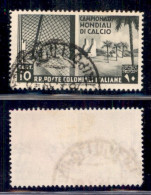 Colonie - Emissioni Generali - 1934 - 10 Cent Calcio (46) Usato (80) - Other & Unclassified