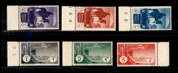 Colonie - Cirenaica - 1932 - Posta Aerea (6/11) - Serie Completa - Gomma Integra Con Bande Brune - Other & Unclassified