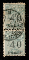 Colonie - Cirenaica - 1924 - 40 Cent  Segnatasse Vaglia (2) - Coppia Verticale Usata - Otros & Sin Clasificación