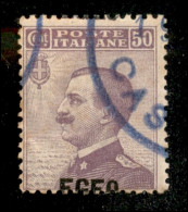 Colonie - Egeo - Emissioni Generali - 1912 - 50 Cent Michetti (2d) Con Soprastampa A Cavallo - Usato A Caso (azzurro) - Sonstige & Ohne Zuordnung