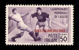 Colonie - Egeo - Emissioni Generali - 1934 - 50 Cent Calcio (77) - Andere & Zonder Classificatie