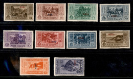 Delcampe - Colonie - Egeo - Rodi - 1932 - Garibaldi (20/29) - Serie Completa - Gomma Originale Con Lieve Traccia Di Linguella - Sonstige & Ohne Zuordnung