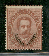 Colonie - Eritrea - 1893 - 10 Cent Umberto (4) - Gomma Integra - Other & Unclassified