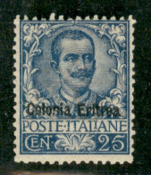 Colonie - Eritrea - 1903 - 25 Cent Floreale (24) - Gomma Originale - Sonstige & Ohne Zuordnung