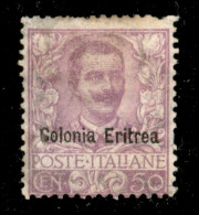 Colonie - Eritrea - 1903 - 50 Cent Floreale (27) Nuovo Senza Gomma - Autres & Non Classés