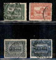 Colonie - Eritrea - 1910/1914 - Pittorica (34/37) - Serie Completa Usata - Autres & Non Classés
