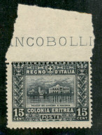 Colonie - Eritrea - 1910 - 15 Cent Soggetti Africani (36) - Bordo Di Foglio - Gomma Integra - Sonstige & Ohne Zuordnung