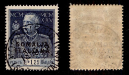 Colonie - Eritrea - 1925 - 1,25 Lire Giubileo (72) Usato - Ottimamente Centrato - Autres & Non Classés