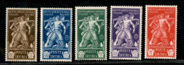 Colonie - Eritrea - 1930 - Istituto Agricolo (174/178) - Serie Completa - Gomma Integra - Other & Unclassified