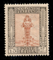 Colonie - Libia - 1921 - 15 Cent (25) - Gomma Integra - Andere & Zonder Classificatie