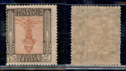 Colonie - Libia - 1921 - 15 Cent Pittorica (25c) Con Centro Capovolto - Gomma Originale Con Invisibile Traccia Di Lingue - Other & Unclassified