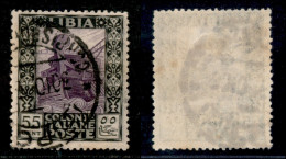 Colonie - Libia - 1921 - 55 Cent Pittorica (29) Usato - Ben Centrato - Autres & Non Classés