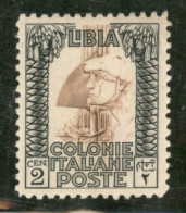 Colonie - Libia - 1930 - 2 Cent (59) - Ottimamente Centrato - Gomma Originale Con Lieve Traccia Di Linguella - Other & Unclassified