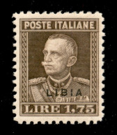 Colonie - Libia - 1928 - 1,75  Lire (80) - Ottimamente Centrato - Gomma Originale - Sonstige & Ohne Zuordnung