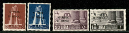 Colonie - Libia - 1937 - XI Fiera Di Tripoli (142/143+32/33 Aerea) - Emissione Completa - Gomma Integra - Andere & Zonder Classificatie
