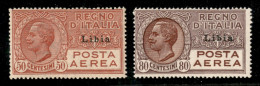 Colonie - Libia - 1928/1929 - Posta Aerea (1/2) - Serie Completa - Gomma Integra - Autres & Non Classés