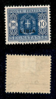 Colonie - Libia - 1934 - 10 Lire Segnatasse (23) Con Filigrana Lettere 5/10 - Gomma Integra - Ottimamente Centrato (150+ - Sonstige & Ohne Zuordnung