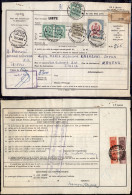 Colonie - Libia - Bollettino Pacchi Da Tripoli A Modena Del 18.11.58 Con Affrancatura Multipla (56 Tre + 63 + 65) Comple - Autres & Non Classés