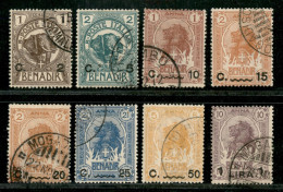 Colonie - Somalia - 1906/1916 - Soprastampati (10/16+23) - Serie Completa + Complementare - Usati - Autres & Non Classés