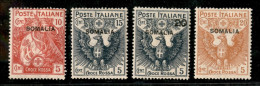 Colonie - Somalia - 1916 - Croce Rossa (19/22) - Serie Completa - Gomma Originale - Autres & Non Classés