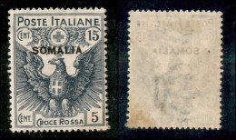 Colonie - Somalia - 1916 - 15 Cent Croce Rossa (20) - Gomma Originale (180) - Autres & Non Classés
