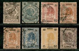 Colonie - Somalia - 1926 - Soprastampati (73/80) - Serie Completa - Usati - Sonstige & Ohne Zuordnung