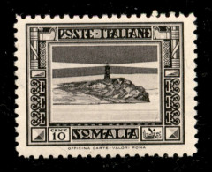 Colonie - Somalia - 1932 - 10 Cent Pittorica (169) - Gomma Integra - Ottimamente Centrato - Autres & Non Classés