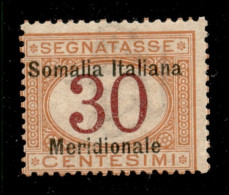 Colonie - Somalia - 1906 - 30 Cent Segnatasse (4a) Con Soprastampa A Sinistra - Gomma Integra - Sonstige & Ohne Zuordnung